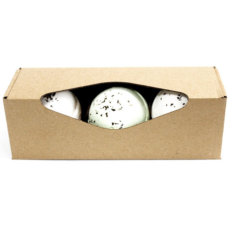 Poklon Kutija za 3 Male Pjenušave Bombice - 190 x 65 x 65mm
