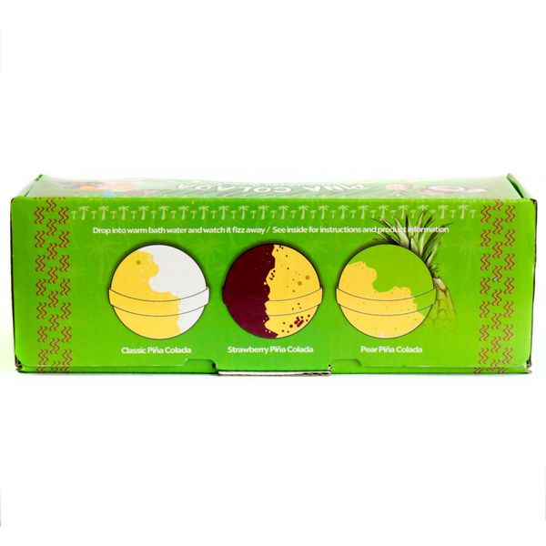 Set od 3 Bombice za Kupanje - Piña Colada