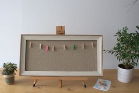 Srednji DIY Okviri za Slike s Kvačicama - Prirodna Juta