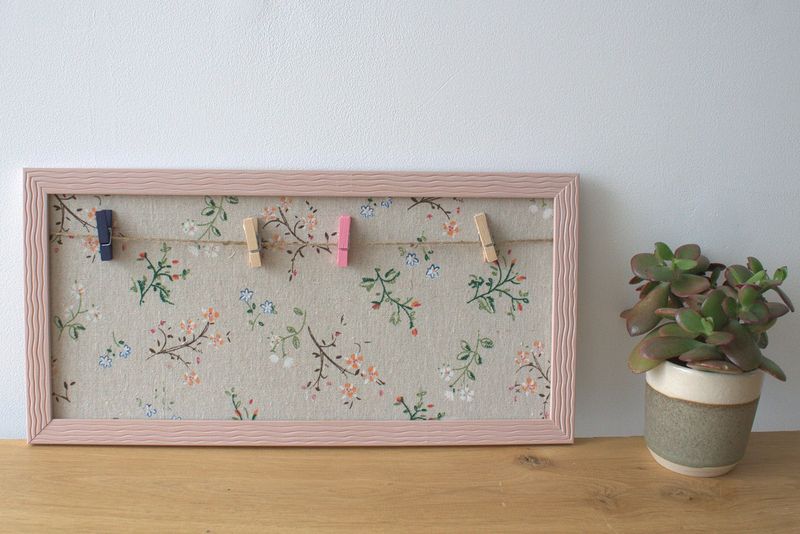Mini DIY Okviri za Slike s Kvačicama - Razno Floral