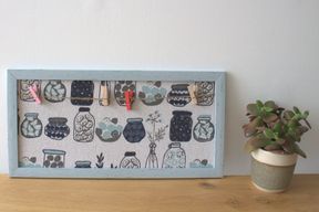 Mini DIY Okviri za Slike s Kvačicama - Razno Floral