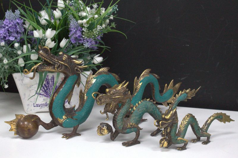Fengshui - Srednji Zmaj s Loptom - 27 cm