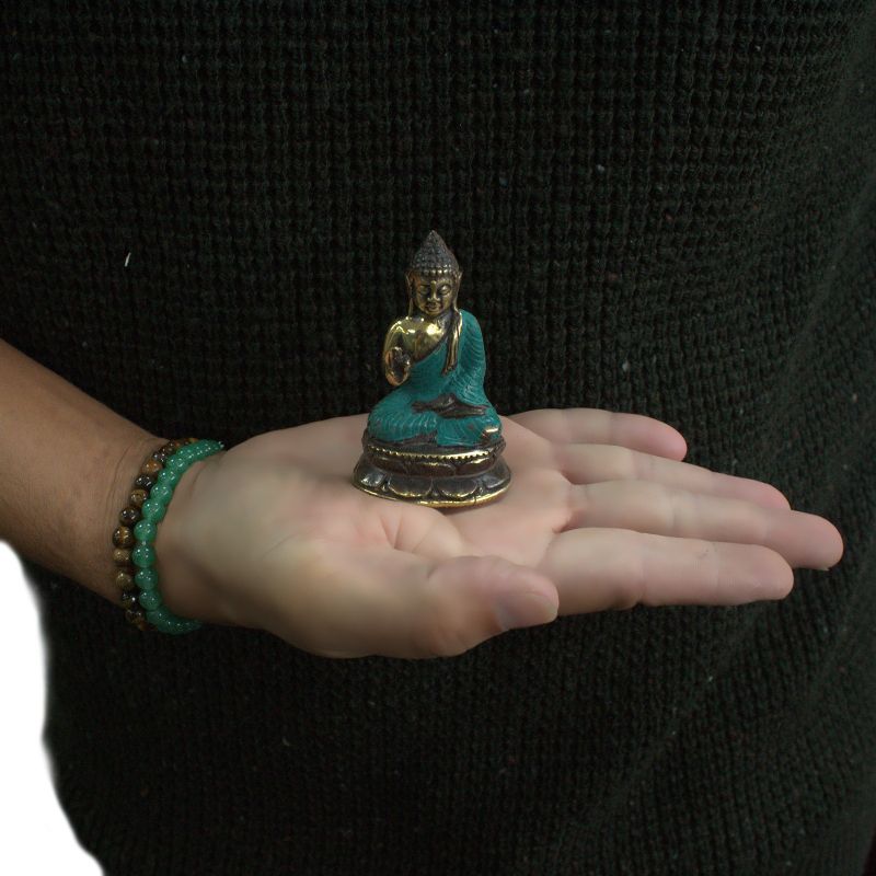 Mini Sjedeći Buda - Podignuta Ruka
