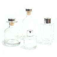 Četvrtasta Visoka Difuzor Bočica - Prozirna - 100 ml