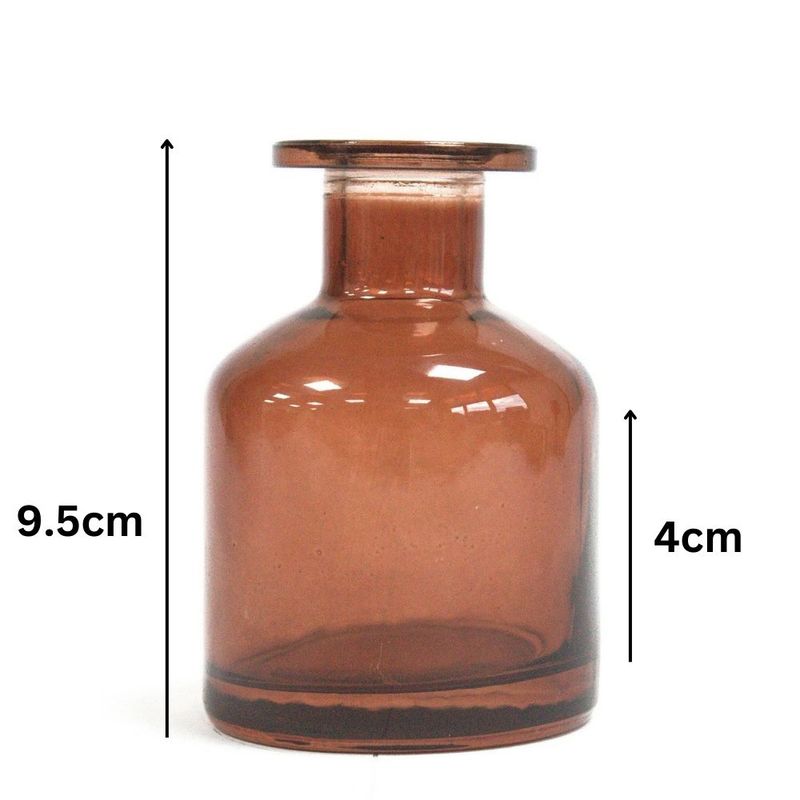 Ovalna Alkemijska Difuzor Bočica - Smeđa - 140 ml