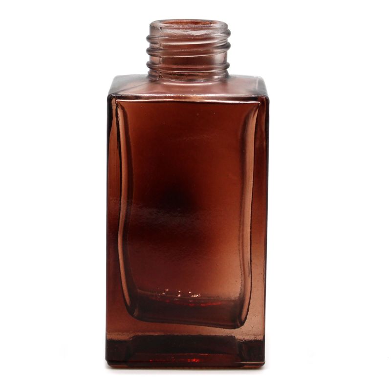 Četvrtasta Visoka Difuzor Bočica - Jantarna - 100 ml