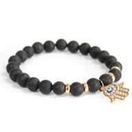 Narukvica od Crnog Ahata - Hamsa