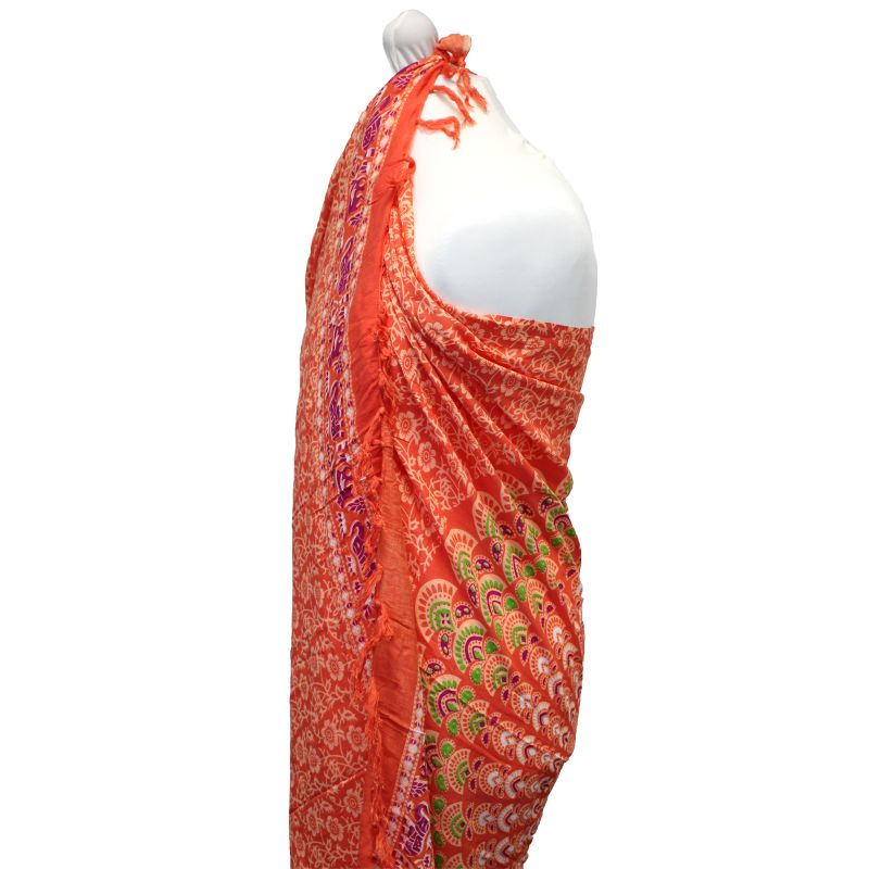 Sarong Mandala - Crvena i Zelena