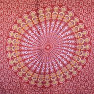 Sarong Mandala - Crvena i Zelena