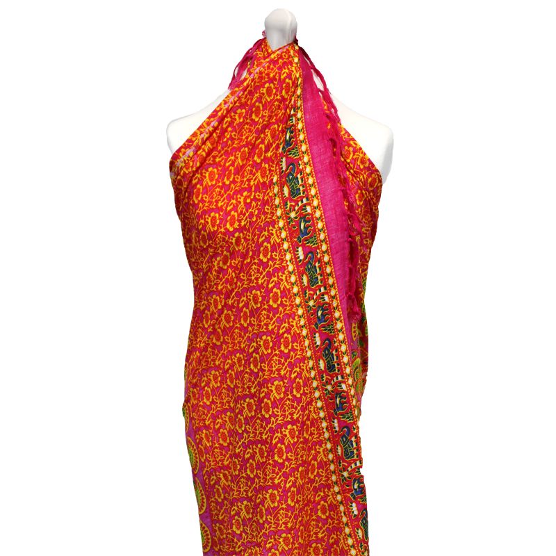 Sarong Mandala - Rubin i Limeta