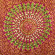 Sarong Mandala - Rubin i Limeta