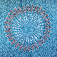 Sarong Mandala - Plava i Narančasta