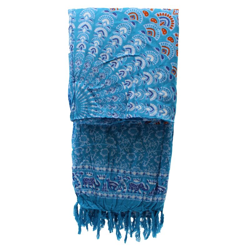 Sarong Mandala - Plava i Narančasta