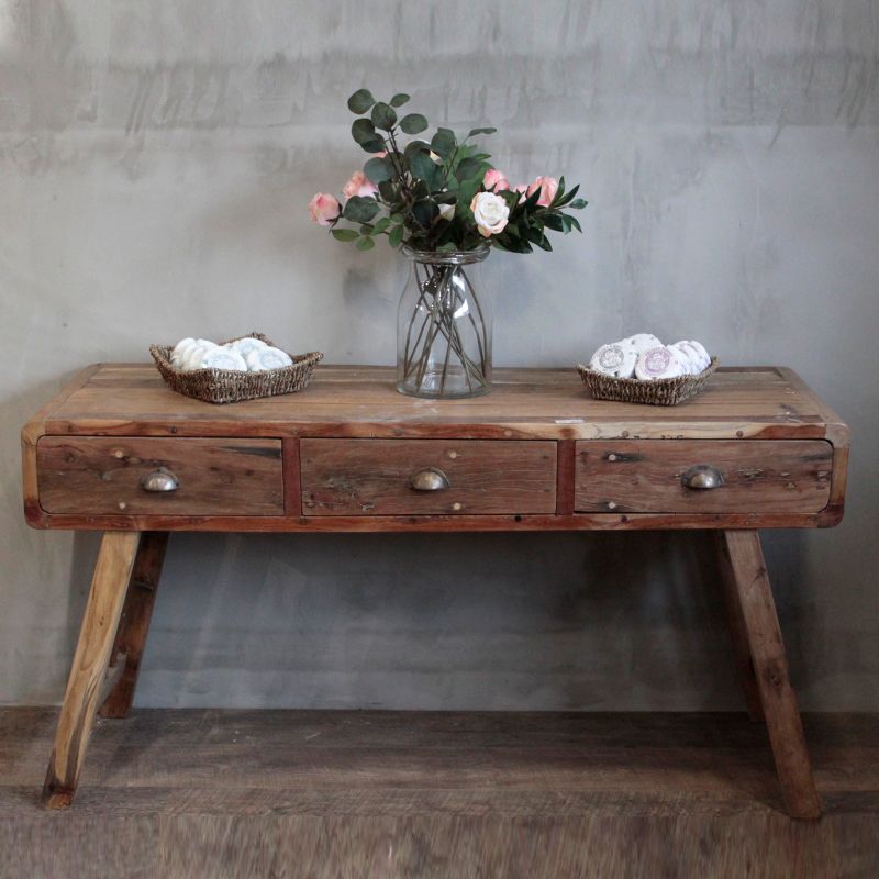 Konzolni Stol od Recikliranog Drva - 150x50x80cm