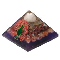 Orgonitna Piramida 70mm - Paun