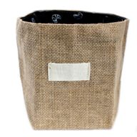 Košara od Jute - Velika - Crna