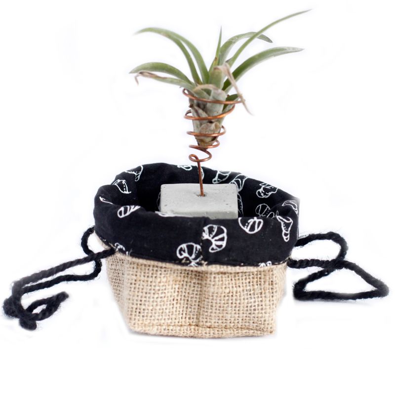 Košara od Jute - Mala - Crna