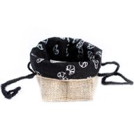 Košara od Jute - Mala - Crna