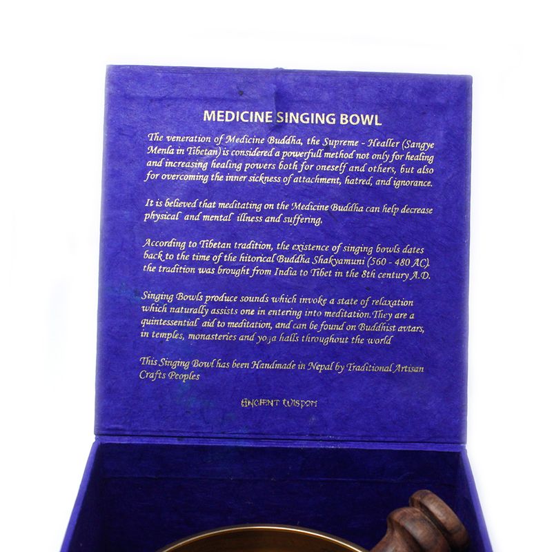 Zvučna Zdjela Set - Iscjeljujući Buddha 10cm (min 500gm)