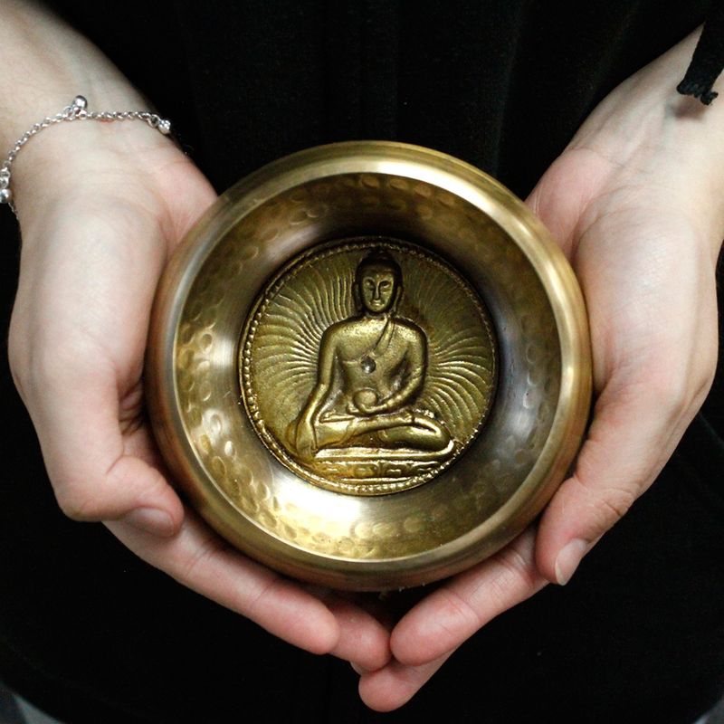 Zvučna Zdjela Set - Iscjeljujući Buddha 10cm (min 500gm)