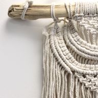 Macramé Zidna Vješalica - Tri Vala