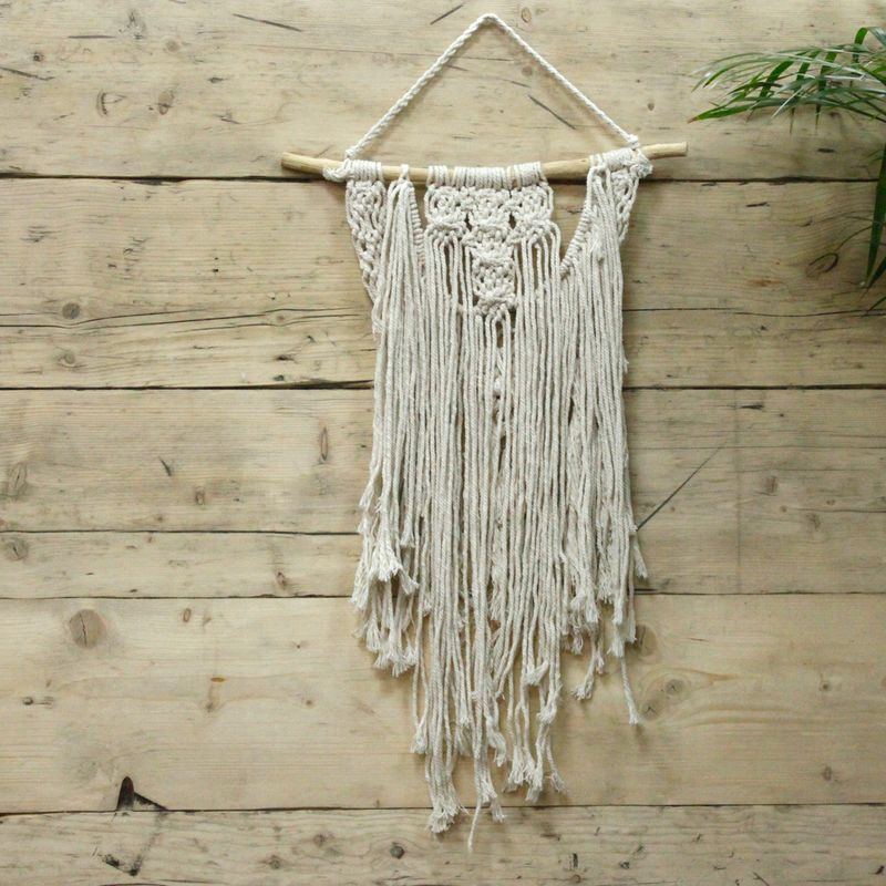 Macramé Zidna Vješalica - Vjenčani Blagoslov