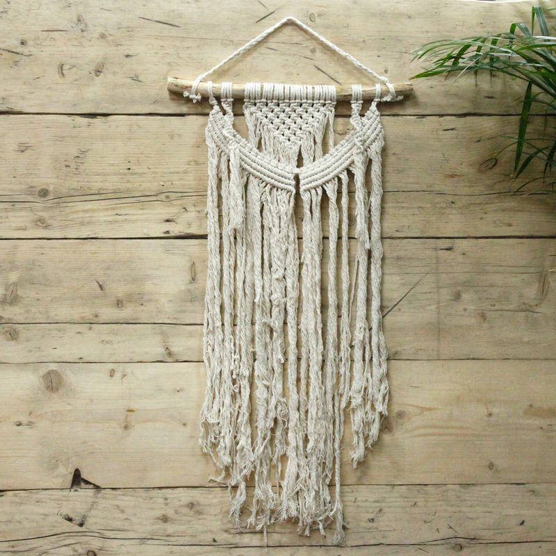 Macramé Zidna Vješalica - Snaga Prirode