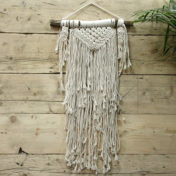 Macramé Zidna Vješalica - Prirodno Obilje