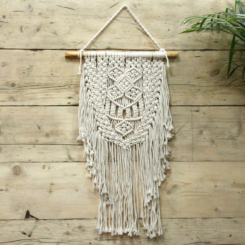 Macramé Zidna Vješalica - Blagostanje