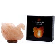 Crafted Salt Lamp - Swan 7x17x14