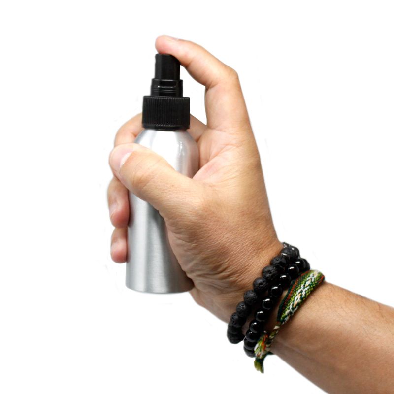 Aluminijska Boca s Crnim Raspršivačem 100ml