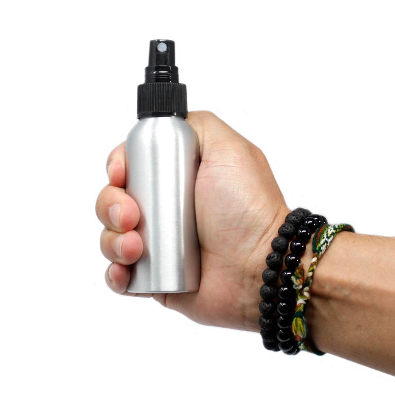 Aluminijska Boca s Crnim Raspršivačem 100ml