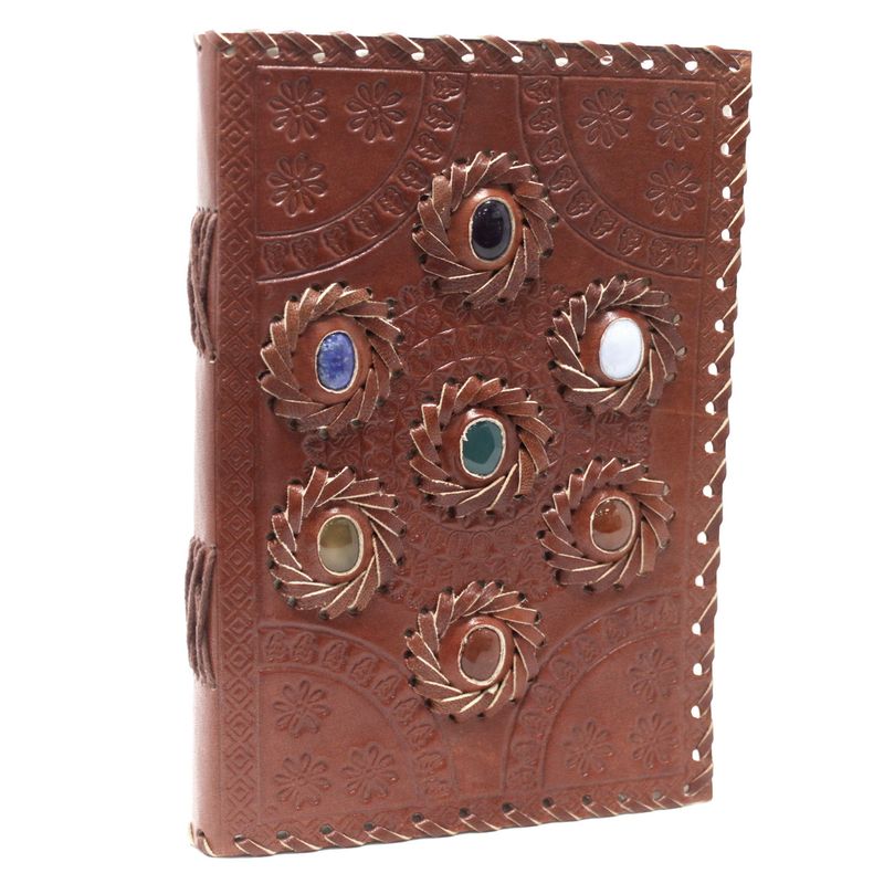 Kožna Bilježnica (22.5x15cm) - Chakra Kamen