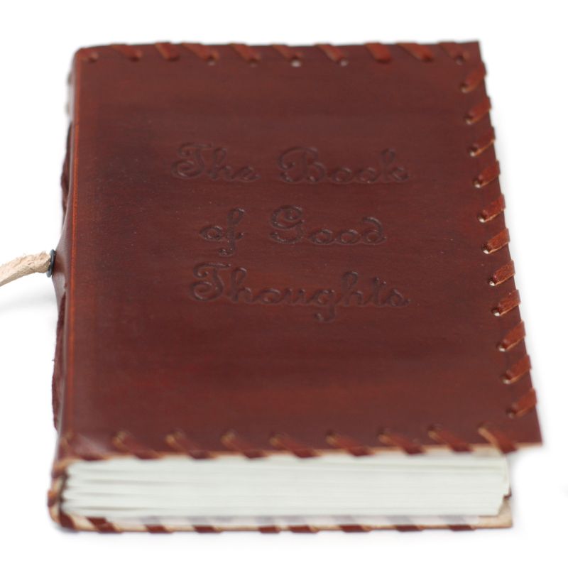 Kožna Bilježnica (15x10cm) - "The Book of Good Thoughts"