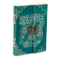 Kožna Bilježnica (18x13cm) - "Peace"