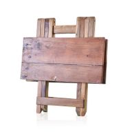 Četvrtasti Stolić od Recikliranog Drva - 50x50cm