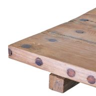 Četvrtasti Stolić od Recikliranog Drva - 50x50cm