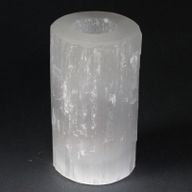 Svijećnjak od Selenita - Cilindar - 15 cm