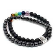 Dvostruka Magnetna Narukvica - Oniks
