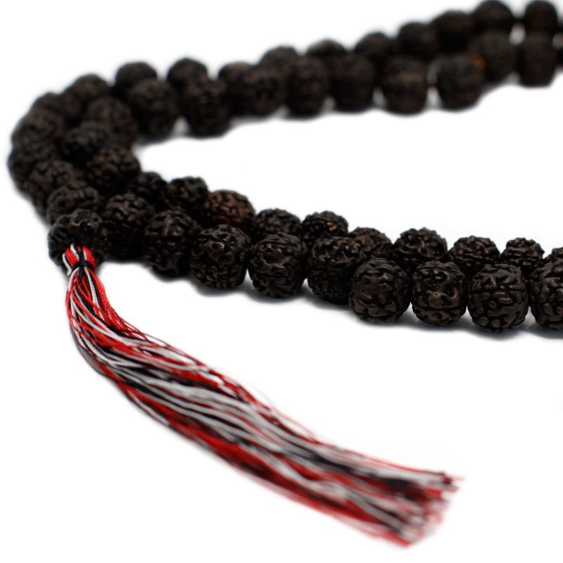 Rudraksha Mala Ogrlica - Crna