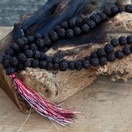 Rudraksha Mala Ogrlica - Crna