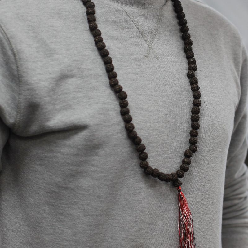 Rudraksha Mala Ogrlica - Crna