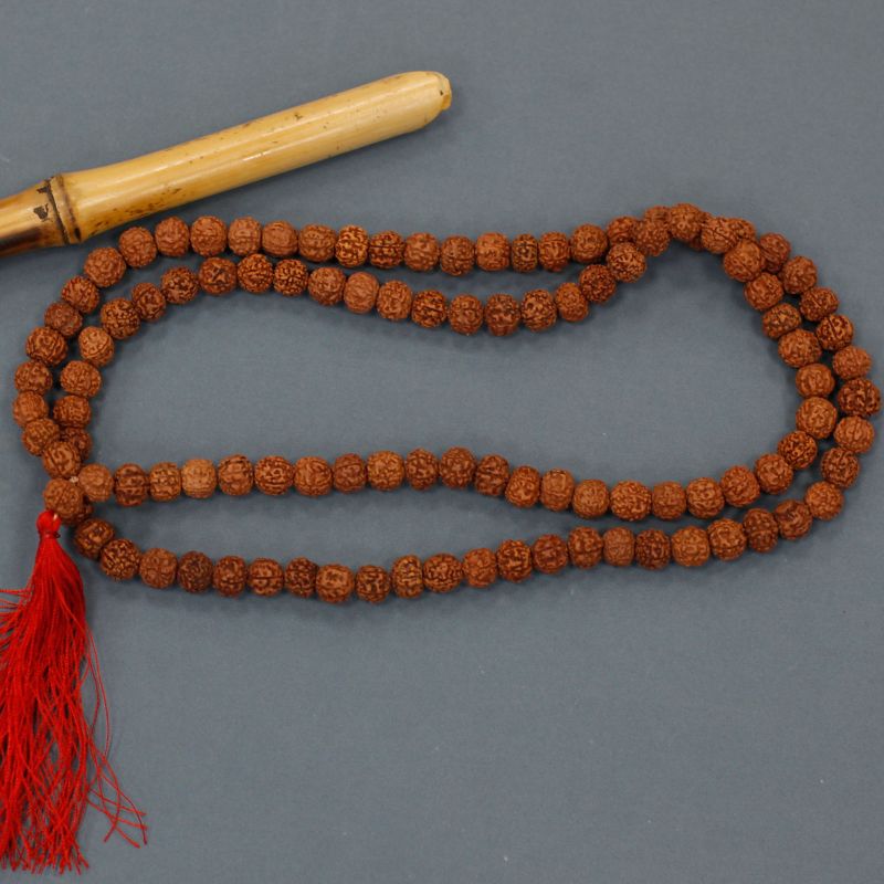 Rudraksha Mala Ogrlica - Smeđa