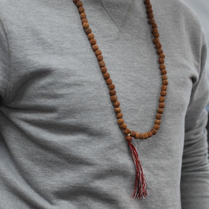 Rudraksha Mala Ogrlica - Prirodna