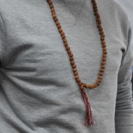 Rudraksha Mala Ogrlica - Prirodna