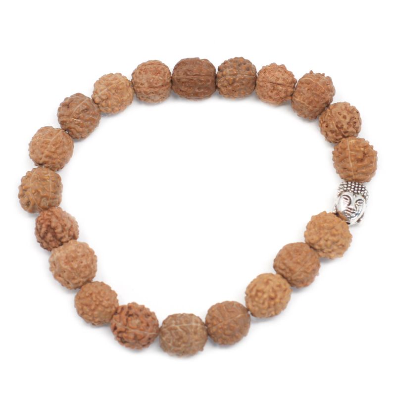 Rudraksha Buddha Mala Narukvica - Prirodna
