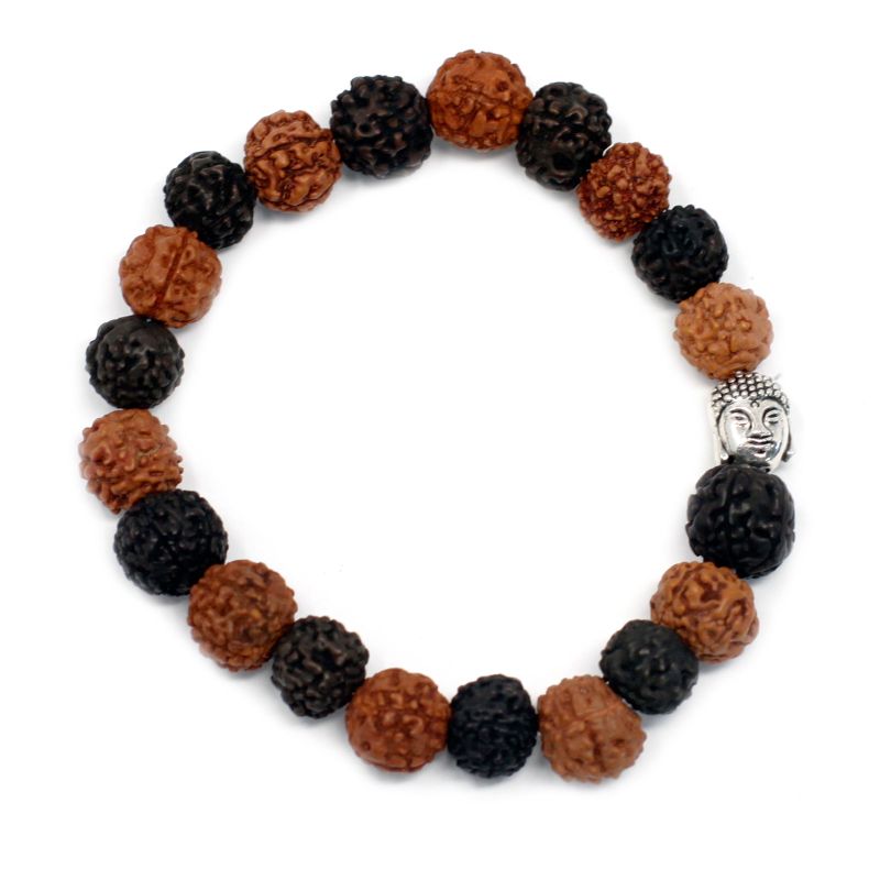Rudraksha Buddha Mala Narukvica - Mix