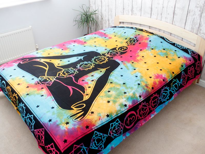 Double Pamučna Navlaka za Krevet - Čakra Buda