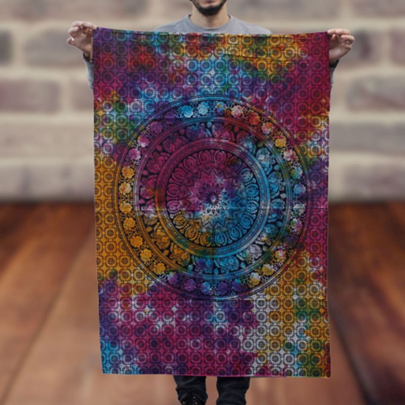 Pamučna Zidna Tapeta - Mandala - Slon