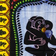 Ručno Oslikano Pamučno Zidno Platno - Kamasutra